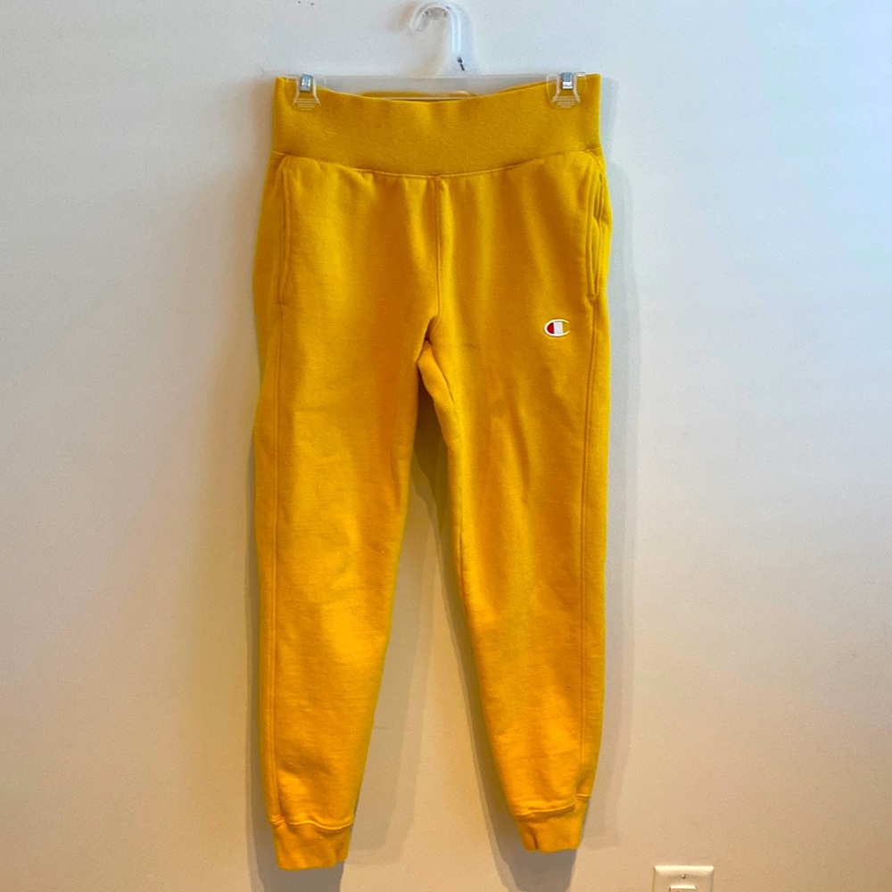 Yellow Champion Joggers